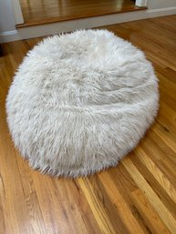 Pottery Barn Faux Fur Beanbag Chair / Lounger