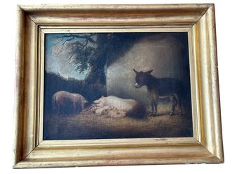 Tranquil Farm Animals Painting