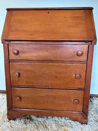 Vintage Cherry Secretary Desk