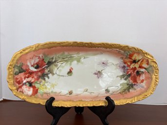 Limoges Hand Painted Platter