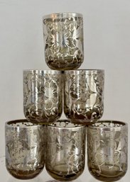Vintage Silver Overlay Cordials