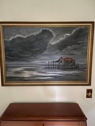 Oil Painting Of A Stormy Sea