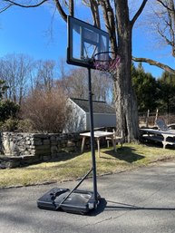 Portable Adjustable Basketball Hoop With Weighted Base