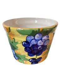 Painted Grapes Planter