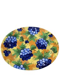 Painted Grapes Platter