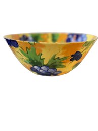 Painted Grapes Bowl