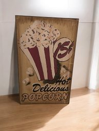 Popcorn Sign