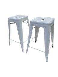 Pair Tolix Marais Stools