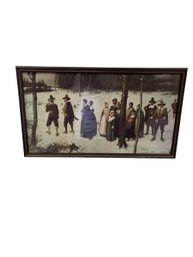Pilgrims Going To Church Artwork