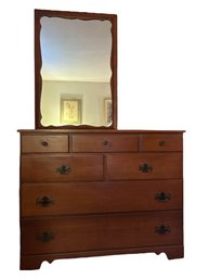 Ethan Allen Dresser With Mirror