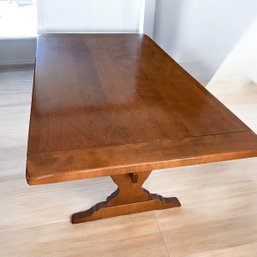 Solid Wood Trestle Table