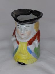 Elizabethan Lady Toby Jog Creamer Pitcher
