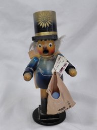 Vintage Wooden Steinbach Postman Smoker - 'Mailman From Baerenwalde'