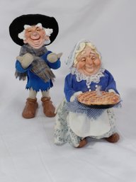 Vintage Simpich Character Dolls - Pair