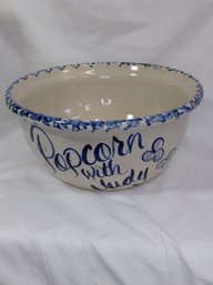 Ceramic Popcorn Bowl - Judy Bowl