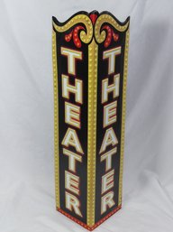 Metal Theater Sign