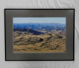 Mountain Top View Photo By Paul Nielsen - Black Metal Frame