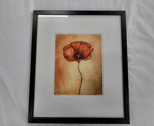 'Poppy' 2003 By Gianna Marrino - Signed - Wood Frame
