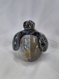 Stone Turtle In Stone Shell