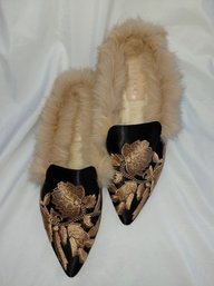 Fur Trimmed Loafer - Kmeloo