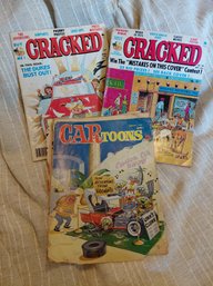 Cracked Magazines Sept. 1981 And March 1982 - Car Toons Magazine Feb 1966