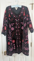 Black Velvet Style Women's Dress