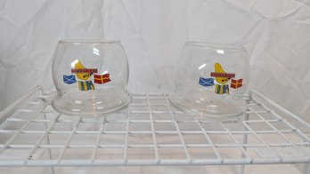 Mount Gay Rum Wobbly Glasses