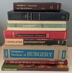 9 1960s Medical Books