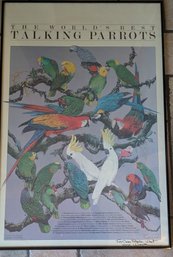 The Worlds Best Talking Parrot Poster By Wayne E. Smyth