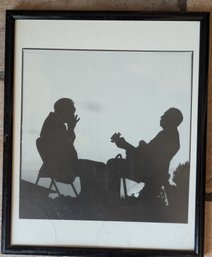 B.B. King And John Lee Hooker Silhouette Photograph