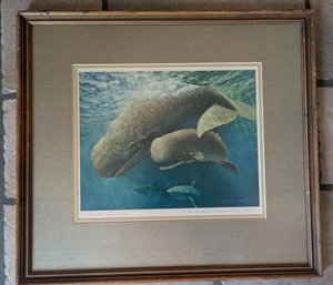 Sperm Whale By George L. Schelling - Copywrite Collection Of The House Of Seagram