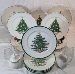 Christmas Tree Plate Set