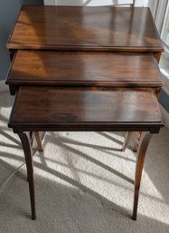 Antique Nesting Tables - Walnut