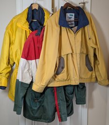 Three Men's Rain Coats