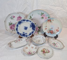 Floral China Plates And Dishes
