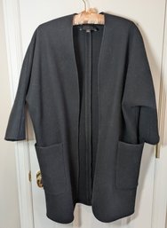 Ann Taylor Black Winter Cardigan