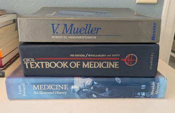 3 1980s Medical Books