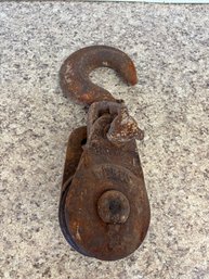 Large 19' Heavy Duty Lebus Snatch Block With Hook