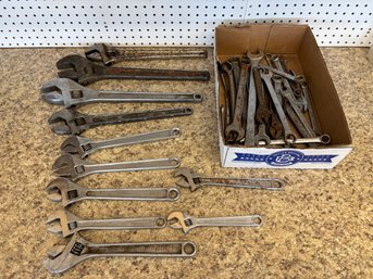 Huge Lot Of Cresenct Wrenches Wrenches By Proto Etc