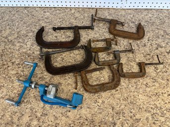Lot Of C Clips & Band-It Tool