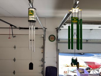 Lot Of Two John Deere Windchimes