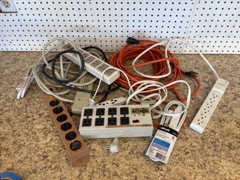 Lot Of Extension Cords / Power Strips