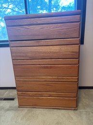 Vintage Solid Oak Wooden Dresser 30 X 17 X 44