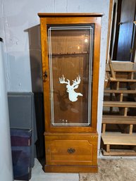 Wooden Gun Case Display Cabinet