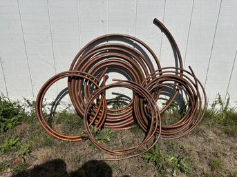Large Lot Of Copper Tubing Pipe Spools