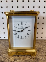 Vintage Matthew Norman London Carriage Clock Gold - 11J Swissmade