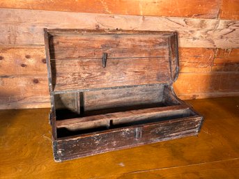 Primitive Antique Handmade Wood Tool / Display Box