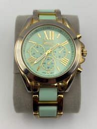 Mint Geneva Platinum Mens Watch 4681