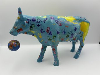 Blue Cow Parade CowParade Statue Figurine International Art Show