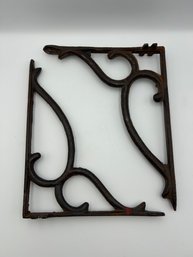 Antique Salvage - Heavy Cast Iron Shelf Brackets